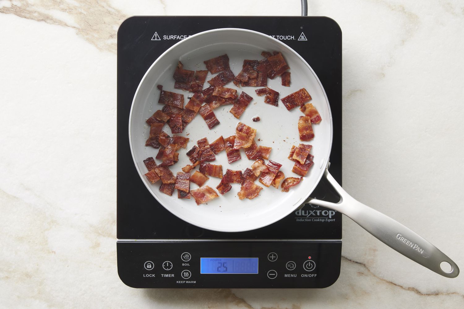 Bacon in skillet