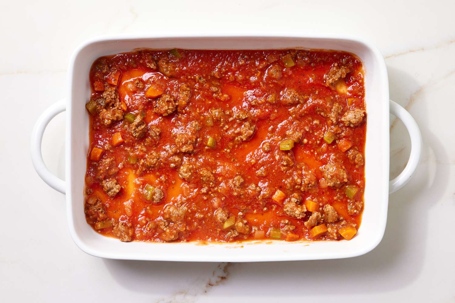 step 7 Lasagna with Meat Sauce