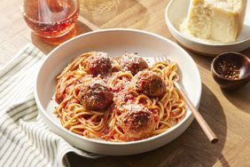 Spaghetti and Eggplant Meatballs