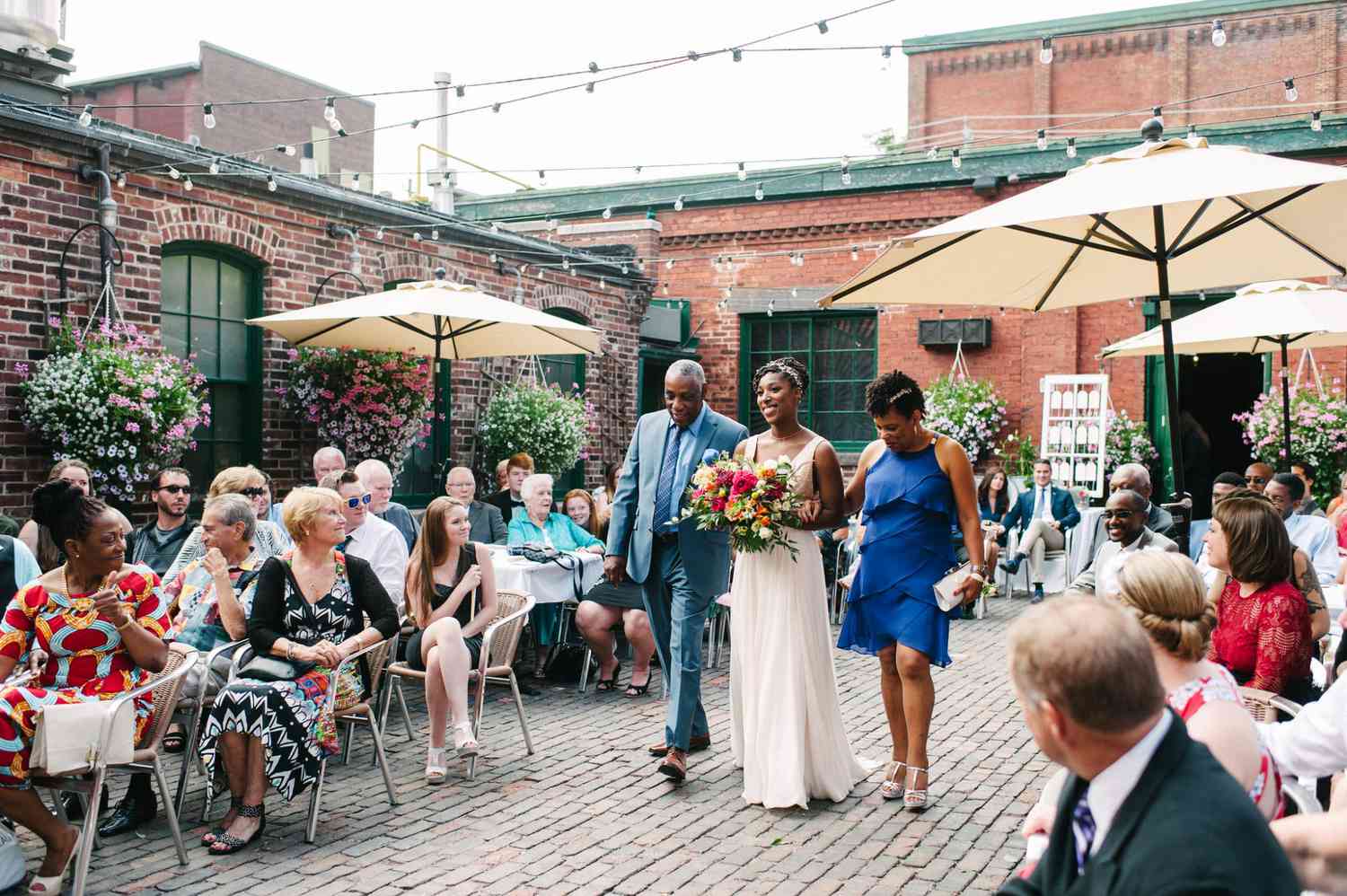 steph tim wedding ceremony processional