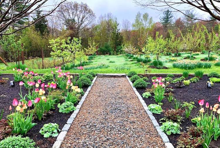 Garden Edging with Pavers