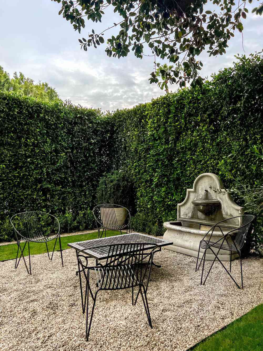 Water Feature Modern Landscape