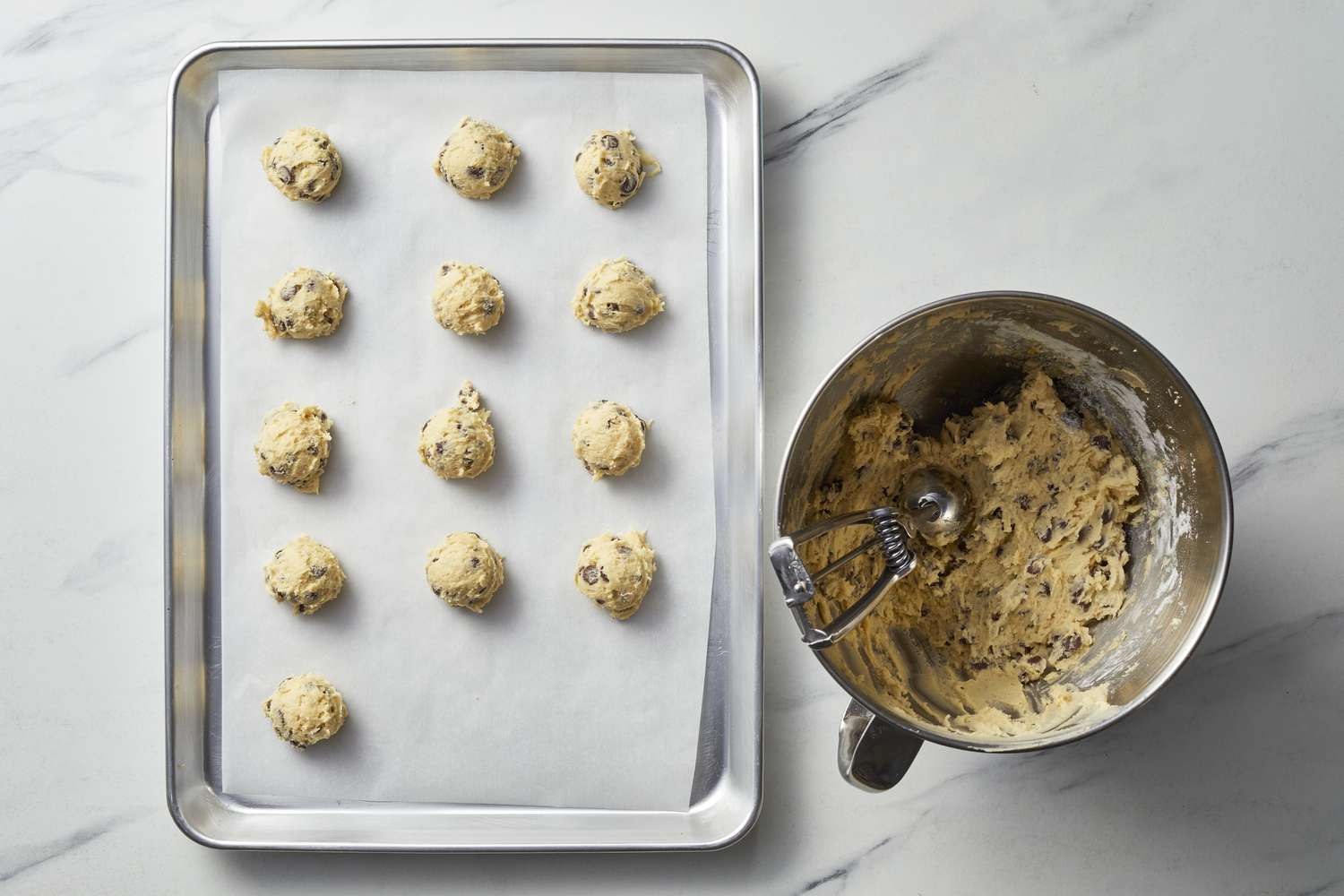 Cakey Chocolate Chip Cookies