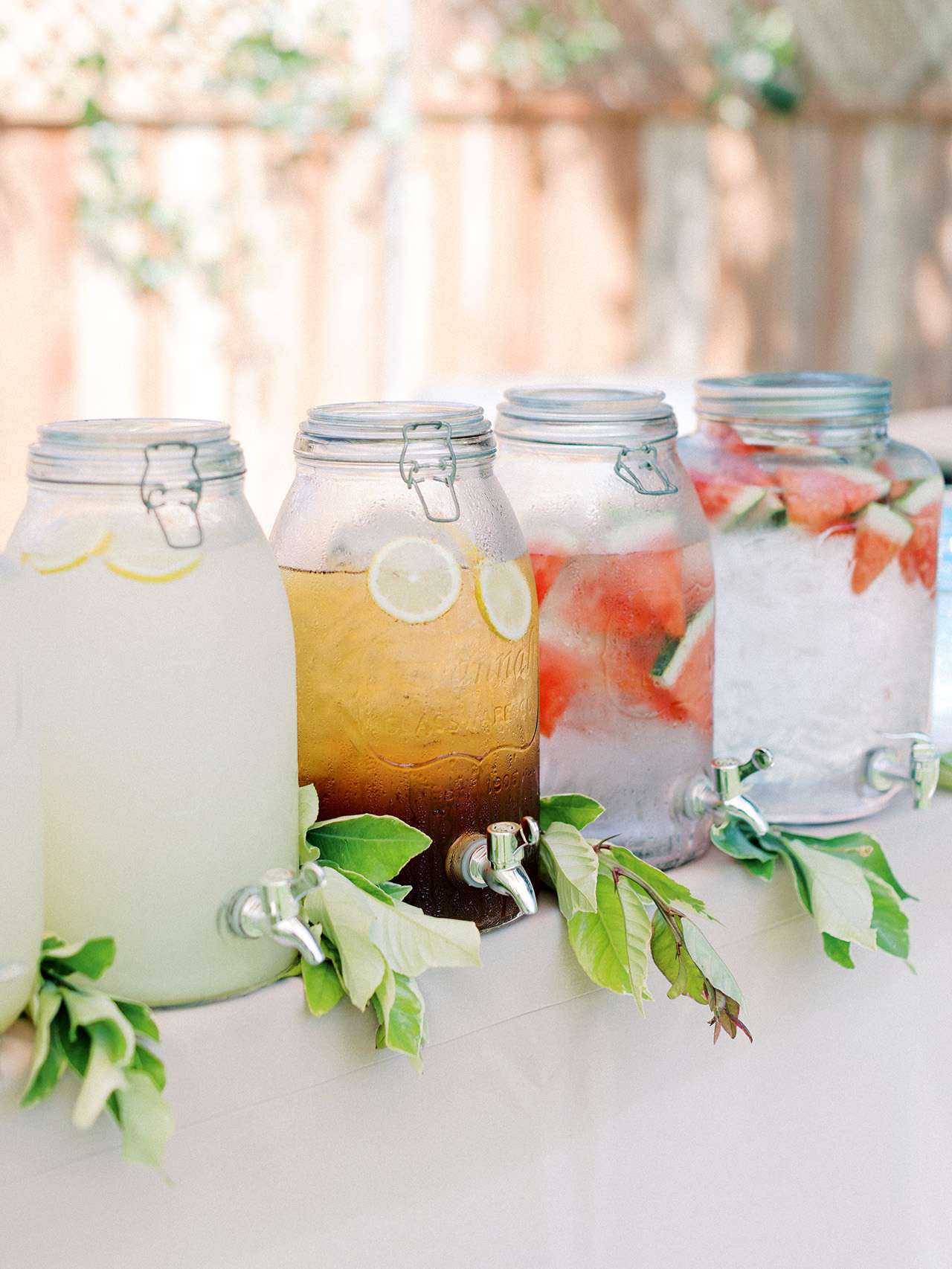 letitia justin wedding water