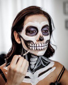 skeleton makeup tutorial
