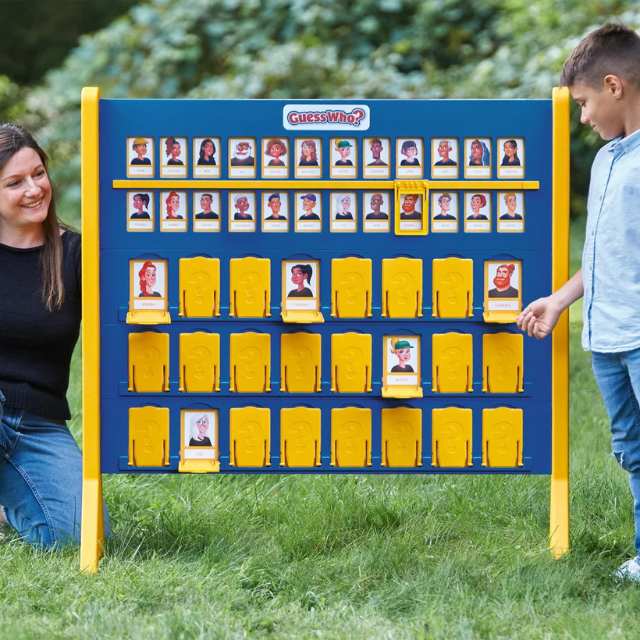 Costco giant "Guess Who?" yard game. 