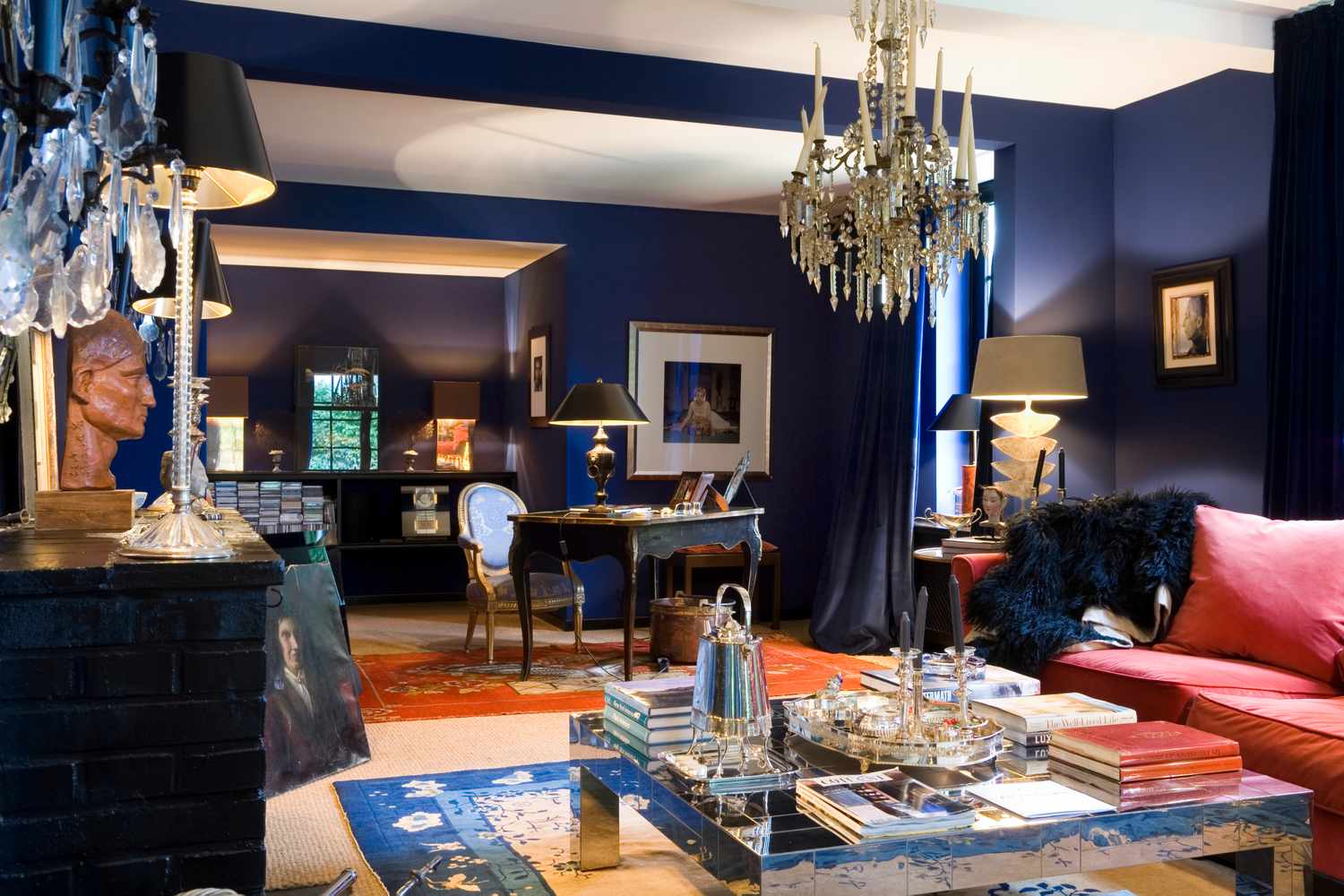 maximalism decor in living room