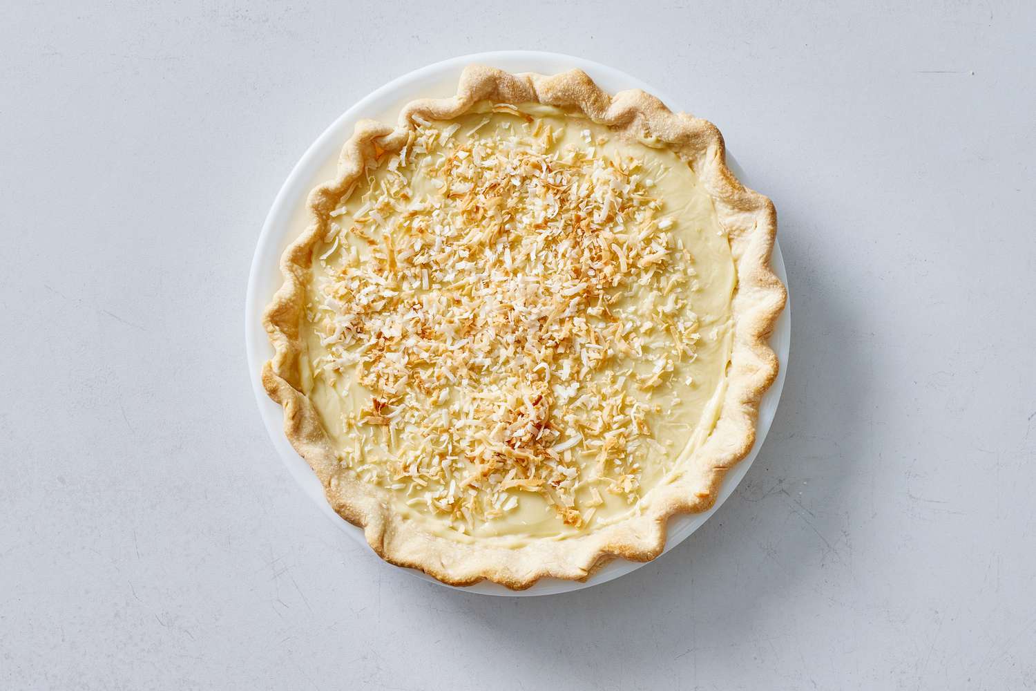 Step 6 Coconut Custard Pie