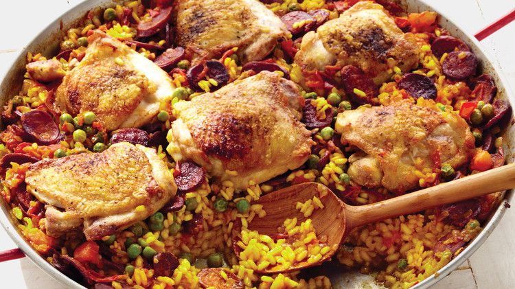Chicken and Chorizon Paella