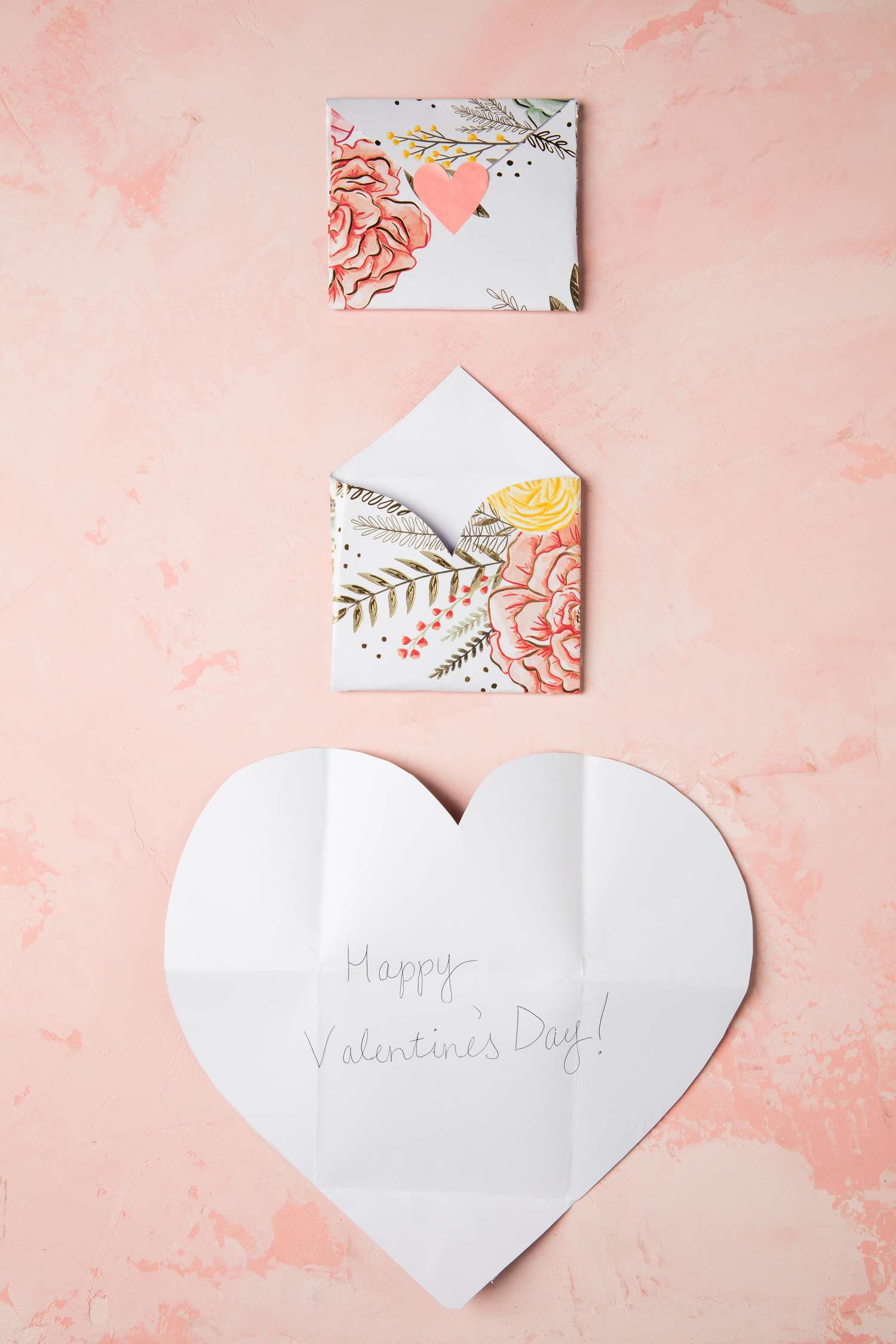 folding heart envelopes multistep