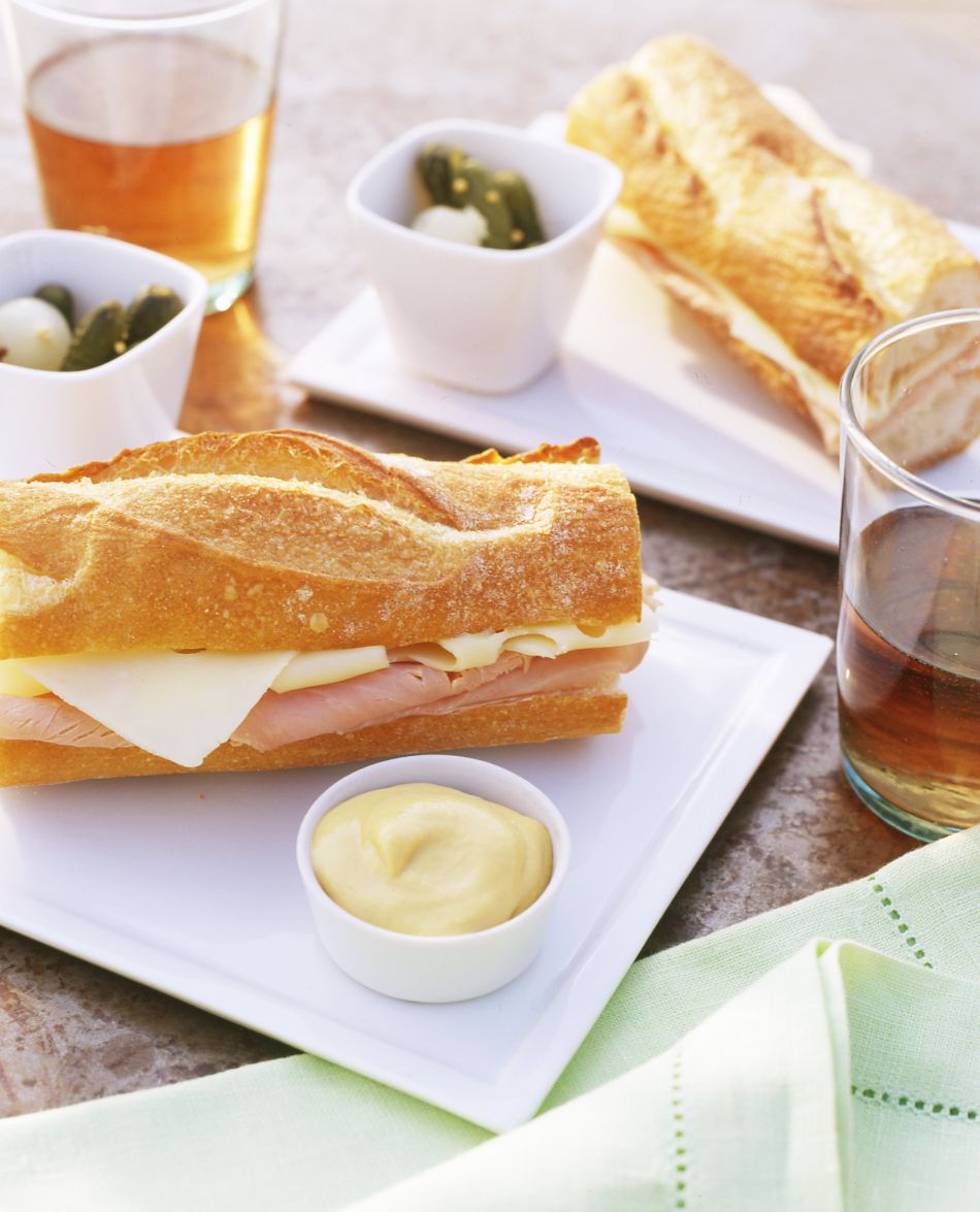 Ham And Swiss Sandwich