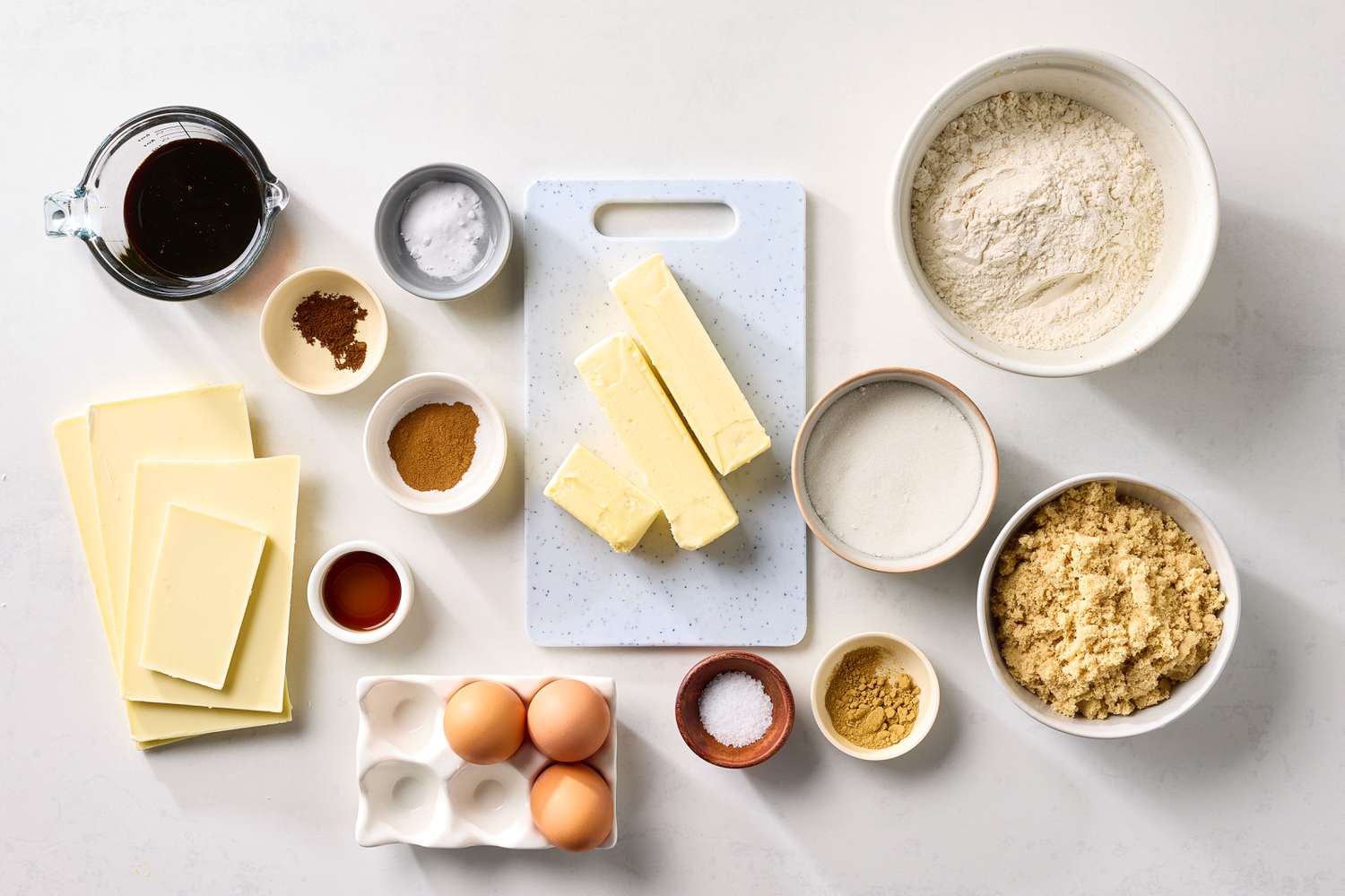 White Chocolate Gingerbread Brownies