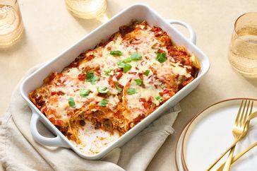 Mushroom and Black Bean Tortilla Casserole
