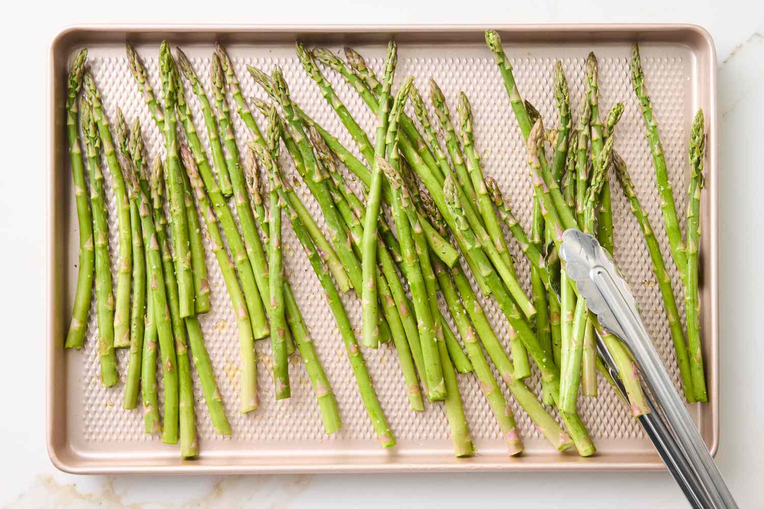 Broiled asparagus