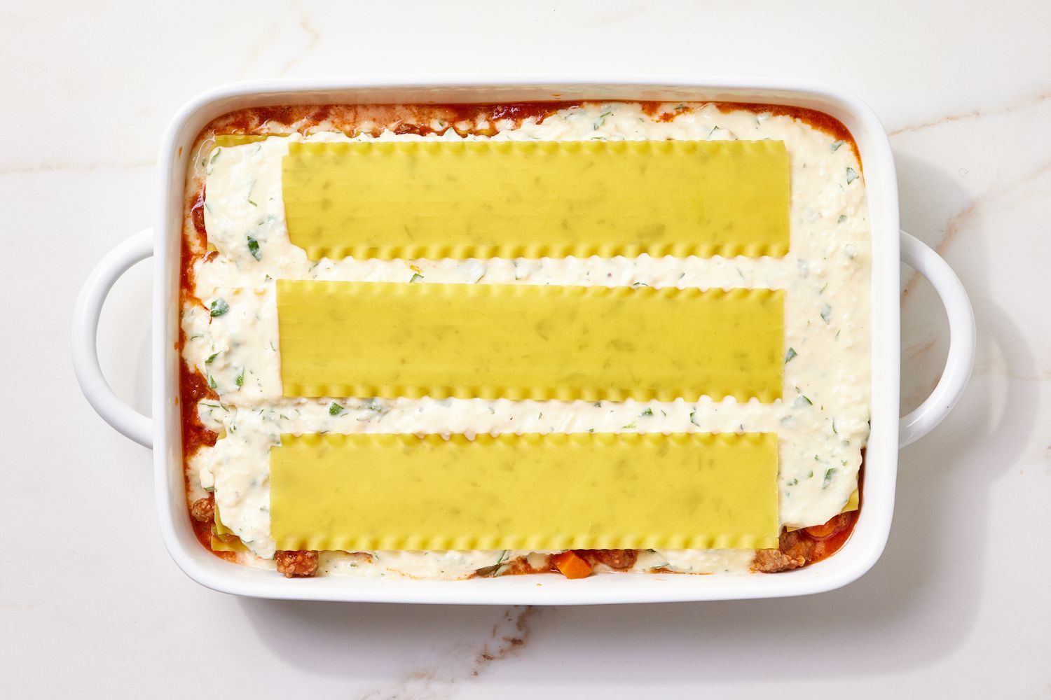 Step 11 Lasagna with Meat Sauce