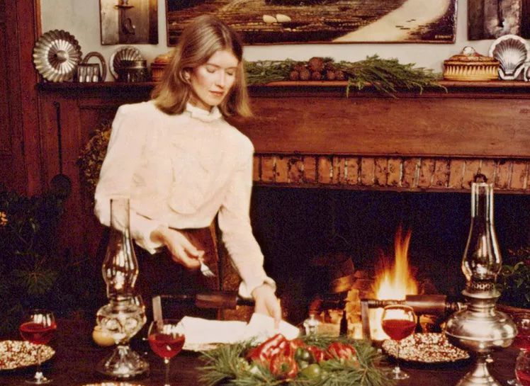 Martha setting the table vintage