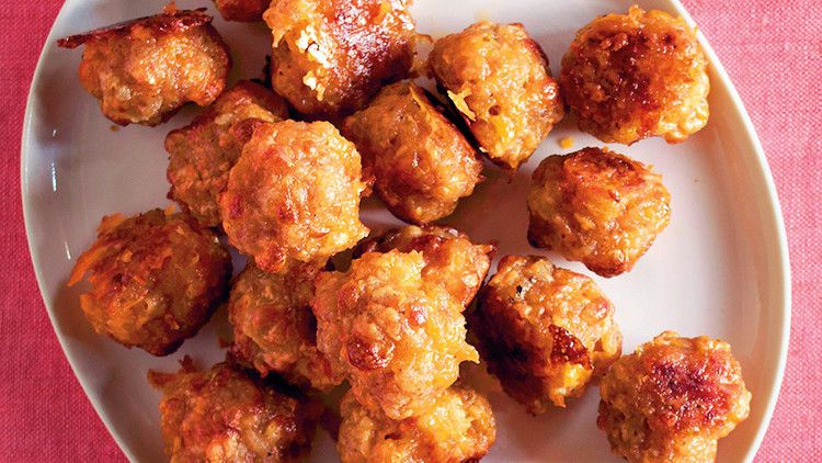 Sausage-Cheddar Balls 