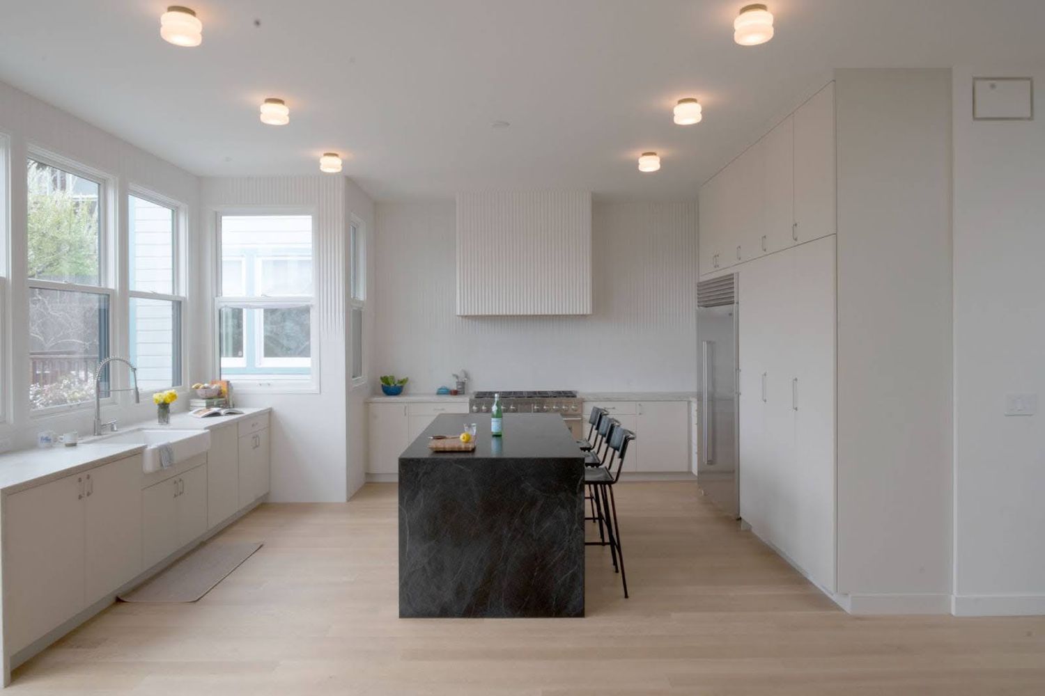 a minimalist kitchen