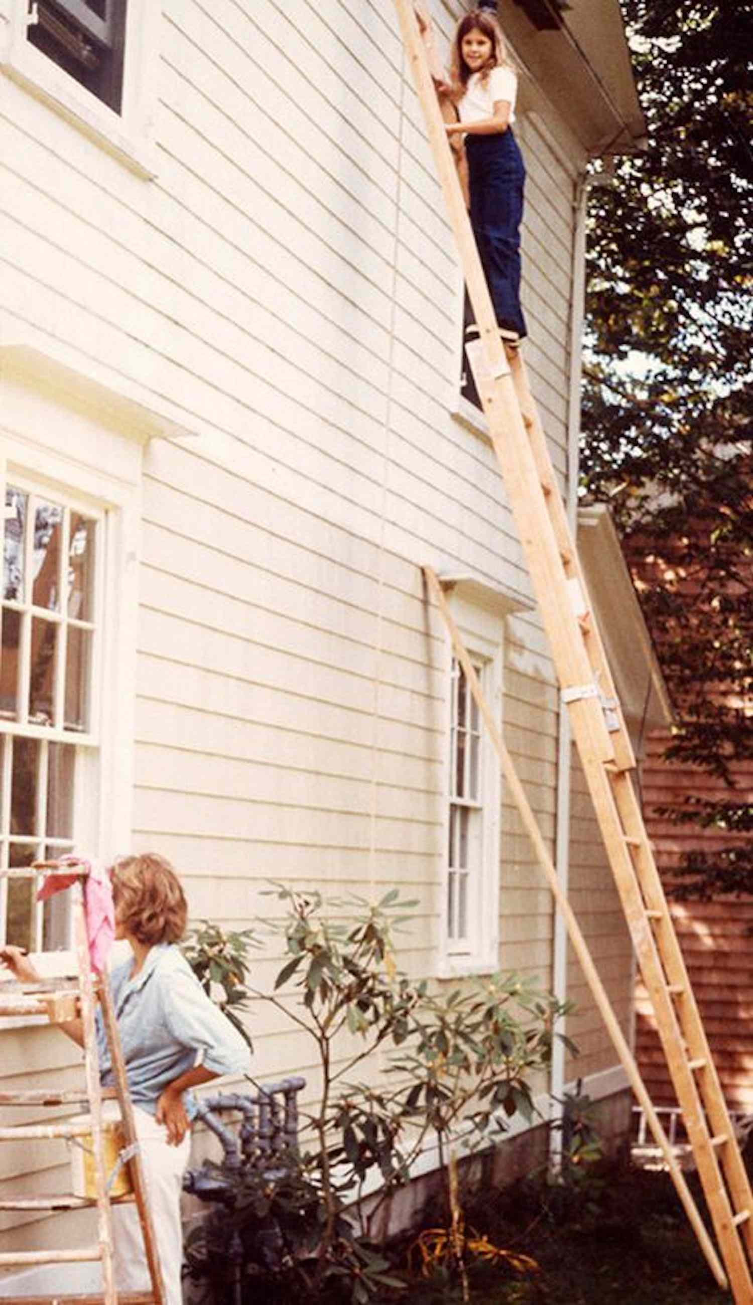 Martha and daughter alexis painting turkey hill home
