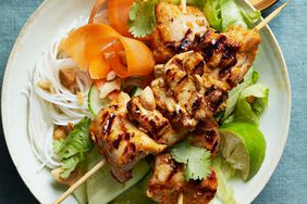 cashew chicken kebabs