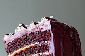 Salted-Caramel Six-Layer Chocolate Cake