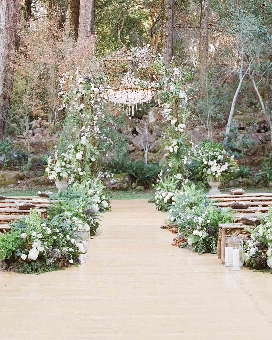 Unkempt Willow Branch Wedding Arch with Pink and Orange Flowers