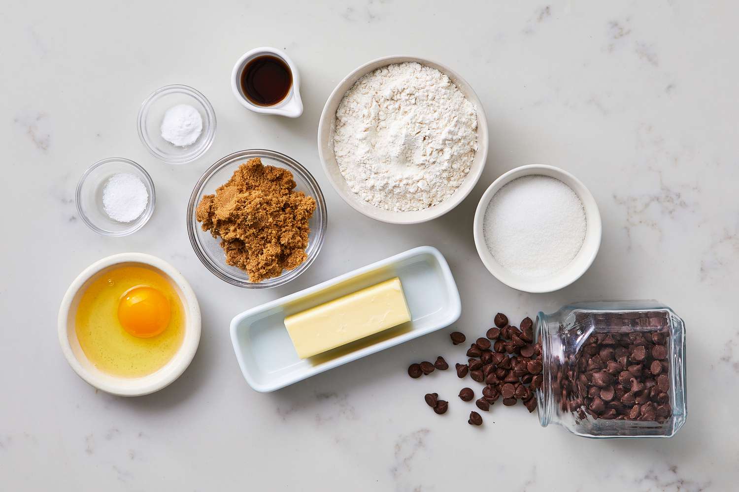 Chocolate Chip Skillet Cookie Ingredients