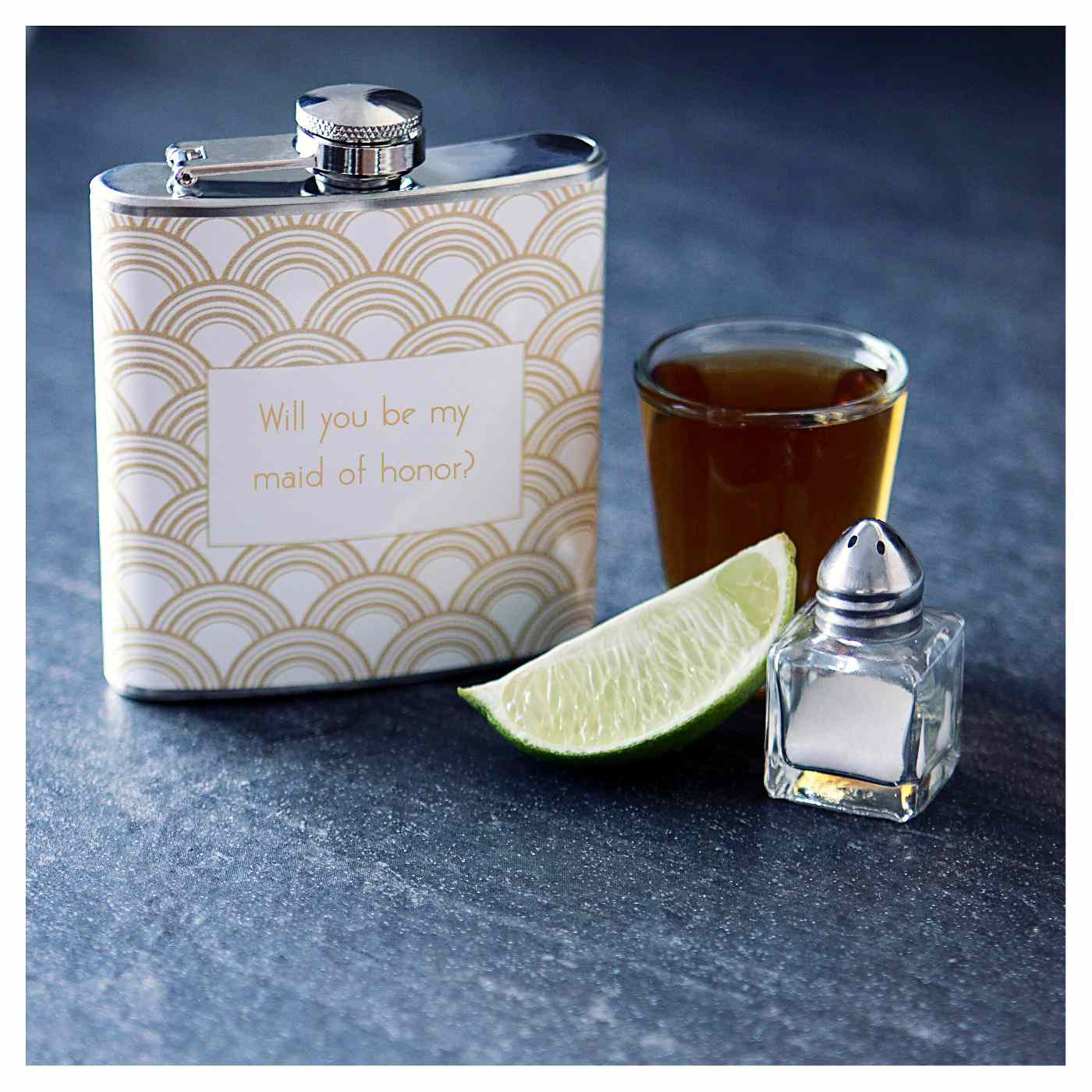 maid of honor proposal flask