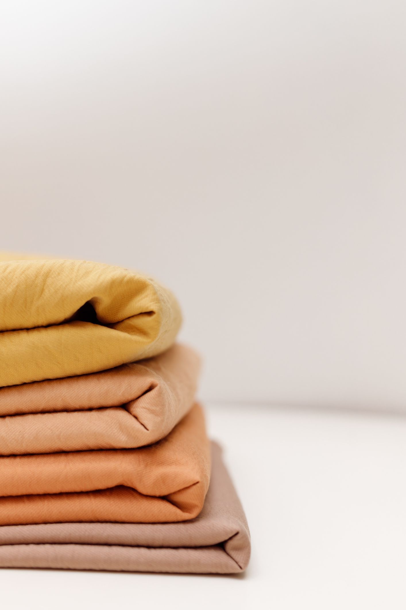 Stack of folded sheets 