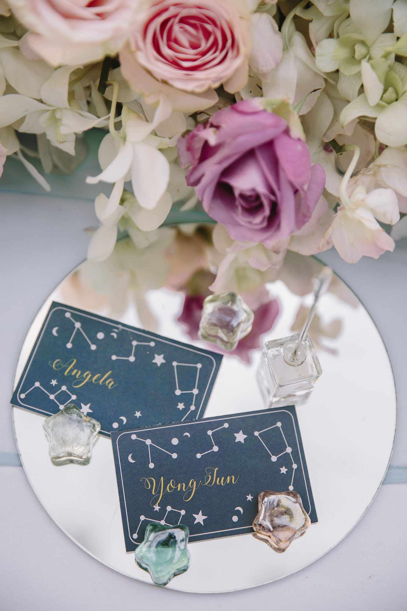 Celestial Seat Assignment Cards