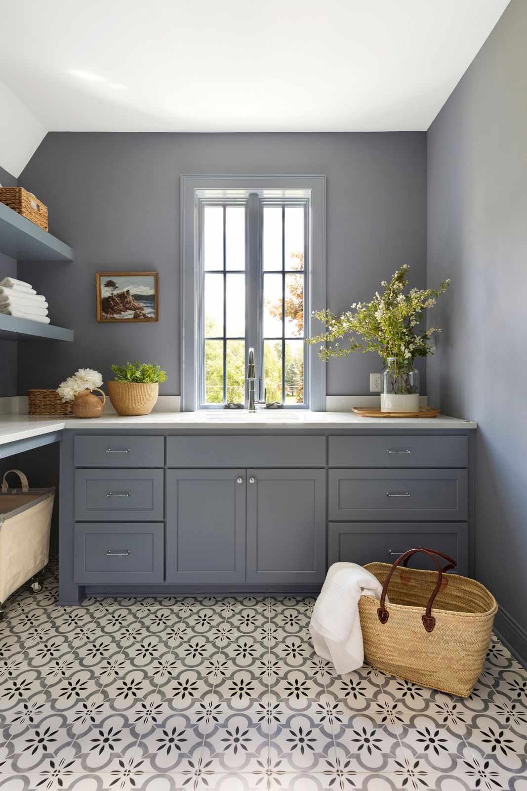 Medium Gray Laundry Room