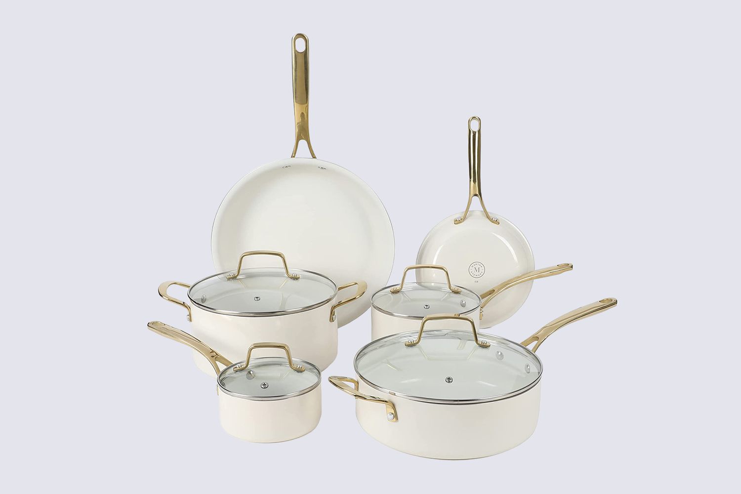 decorvow Collection Enameled Aluminum Nonstick Cookware Set