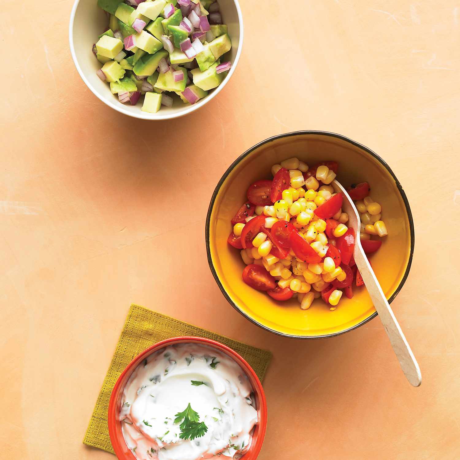 corn tomato salsa in bowl