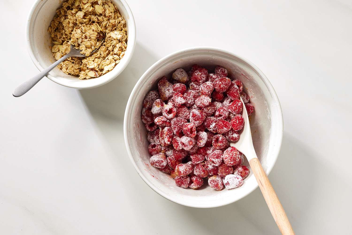 Raspberry-Almond Crisp