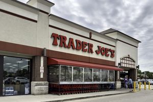 Trader Joe's storefront image in Arlington Heights, IL, USA - July 2, 2024. 