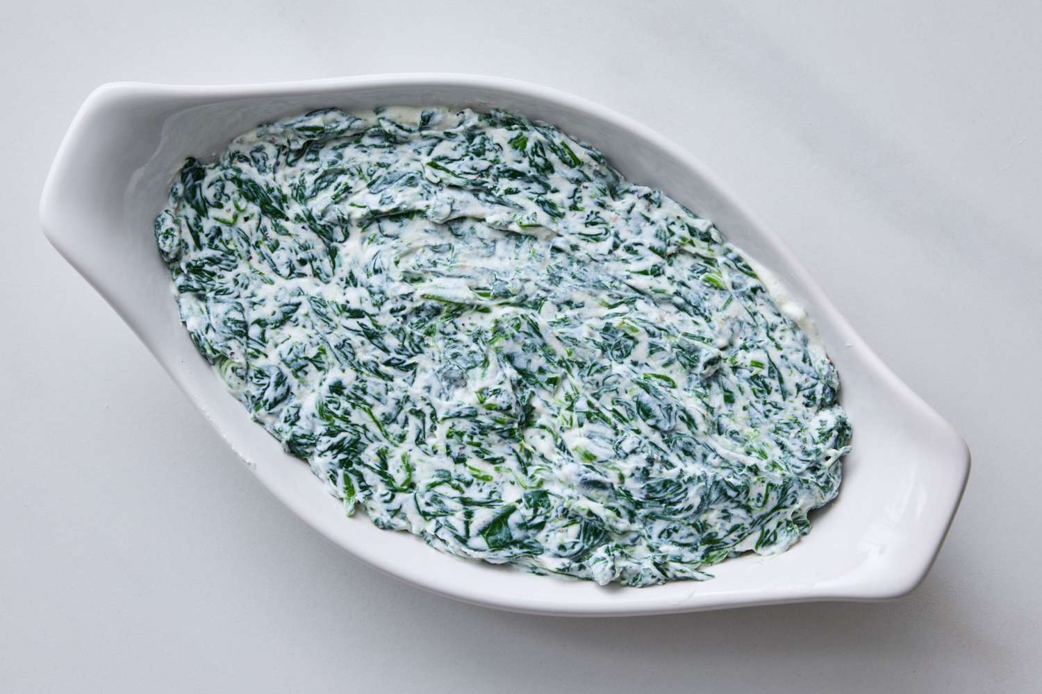 Bowl of creamy spinach dip