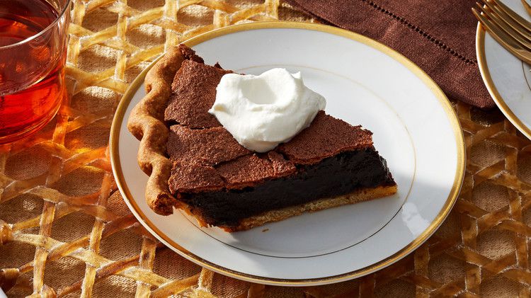 chocolate chess pie martha bakes