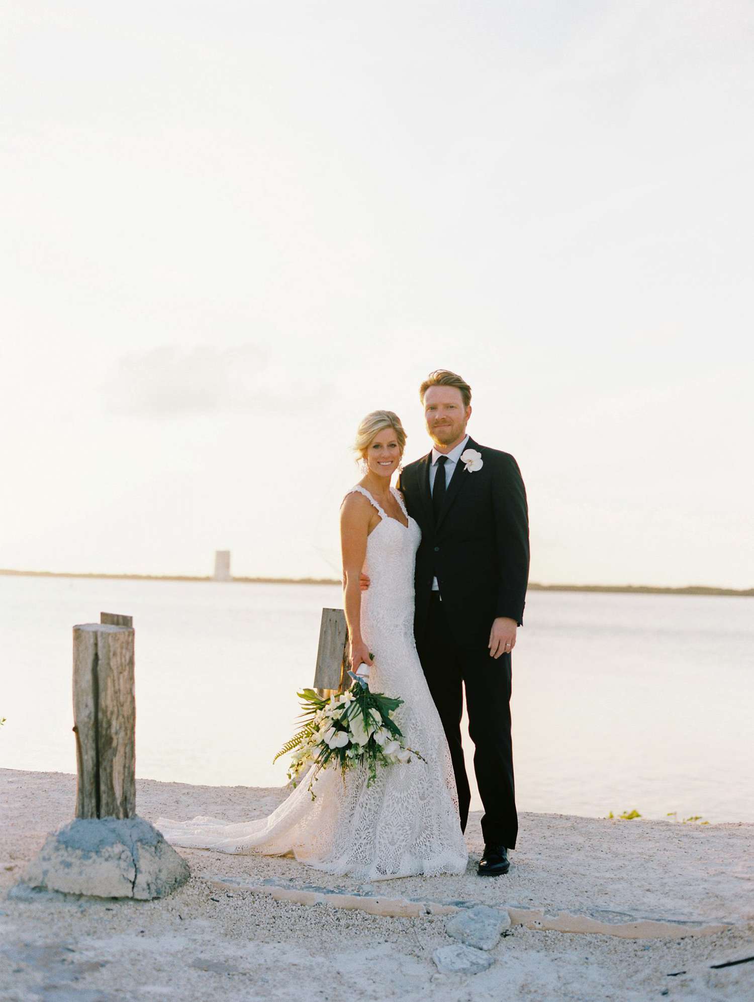 sara danny mexico wedding couple beach