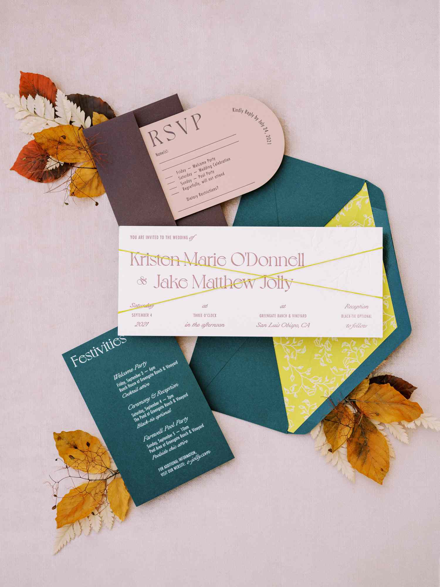 Kristen and Jake Invitations