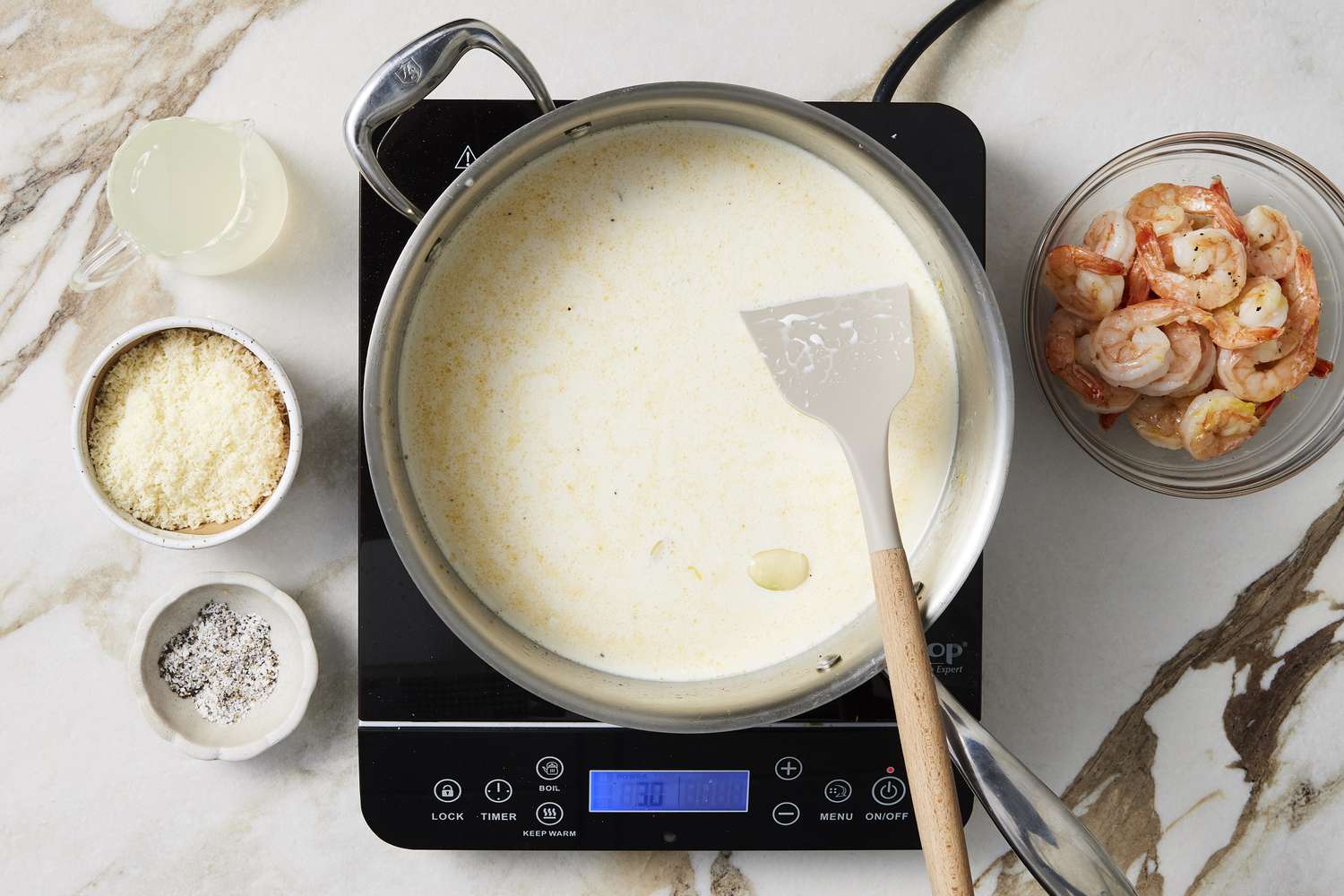 Butter melting in pot