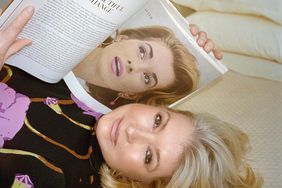 martha steart with magazine in harper's bazaar