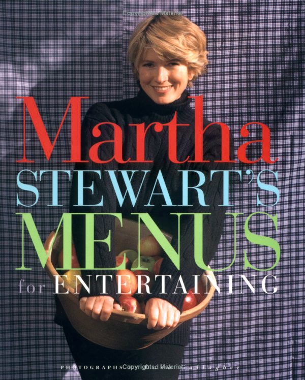 decorvow's Menus for Entertaining 1994 book cover