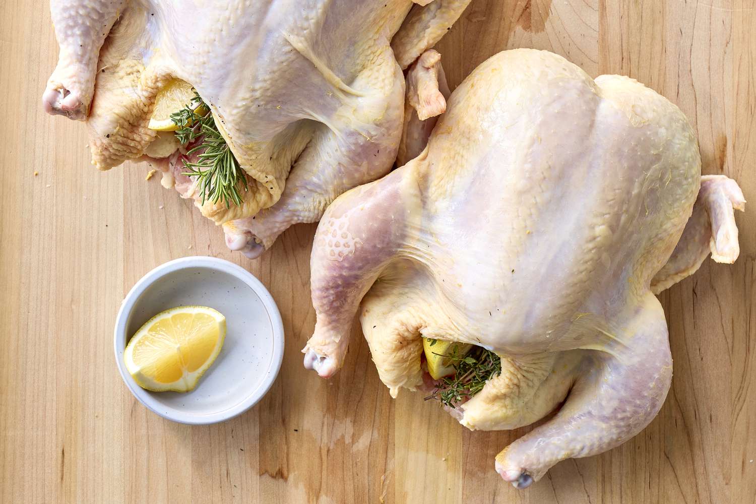 Roast chicken with herbs