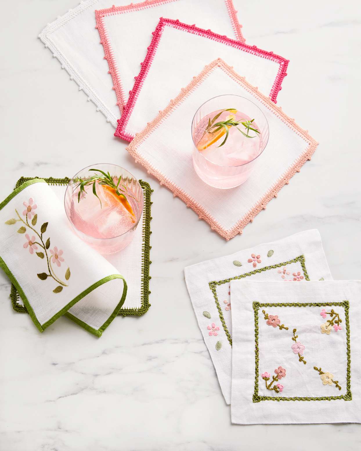 embroidered napkins