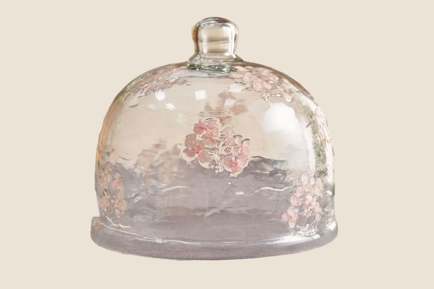 pressed floral cloche