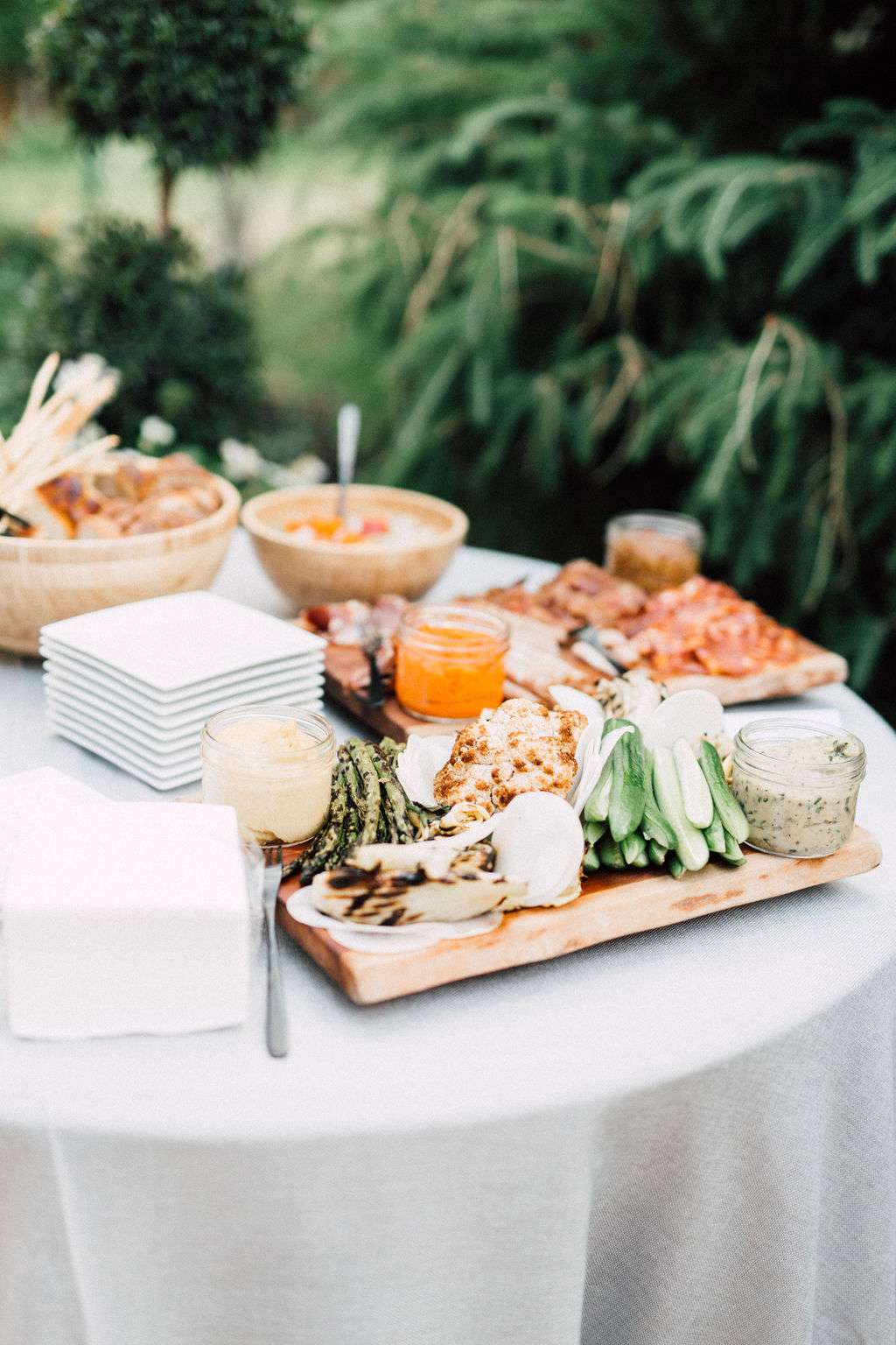 khrystyna nick wedding food