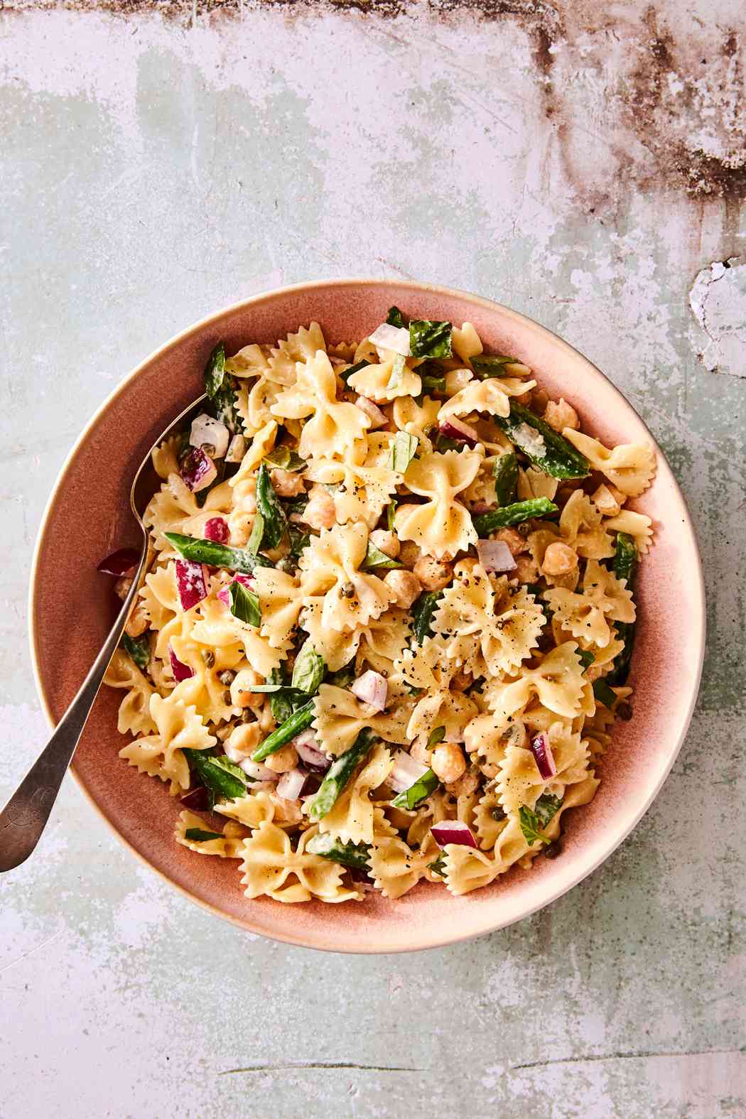 Pasta Salad with Green Beans and Basil