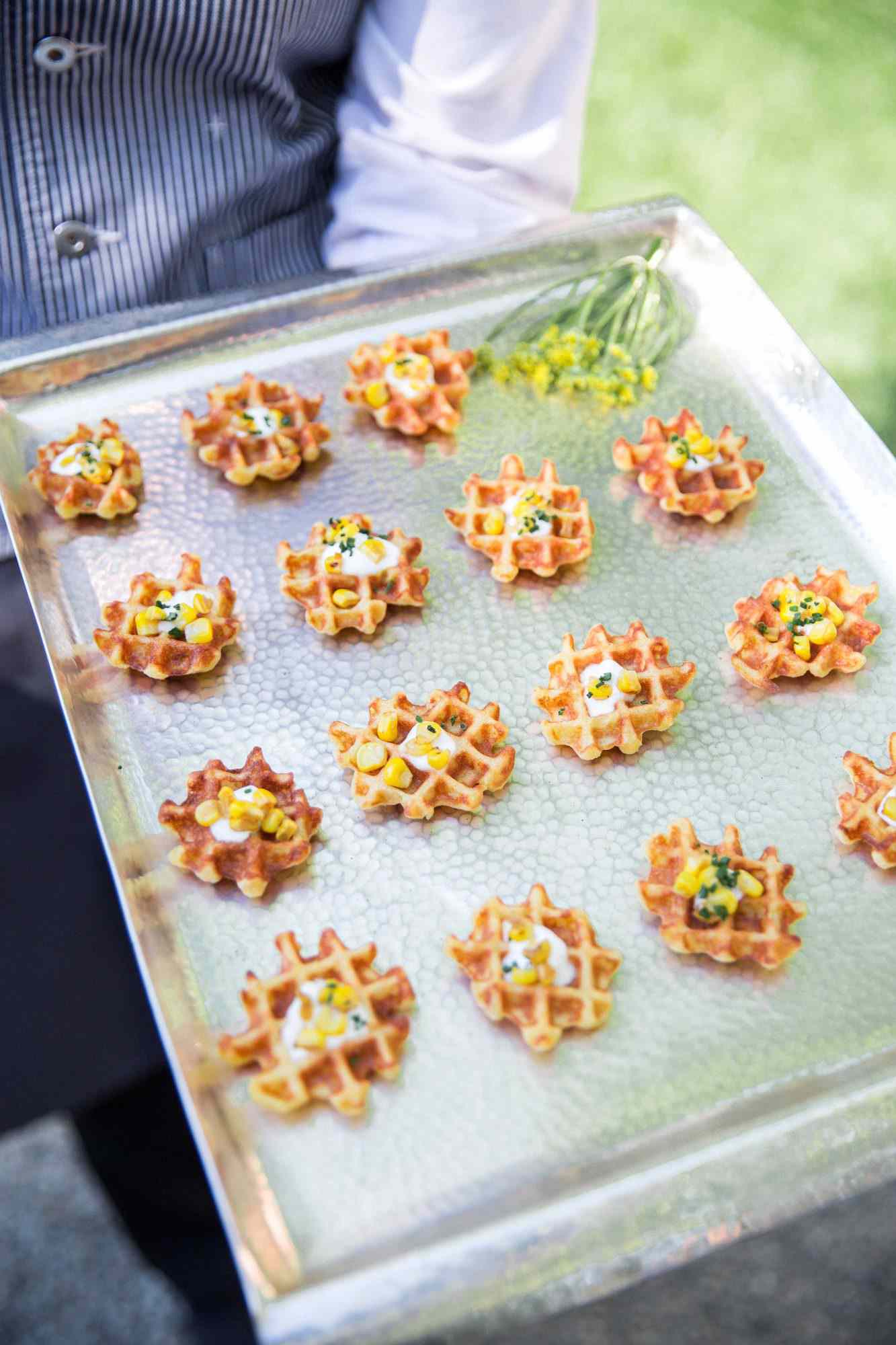 mini savory waffles