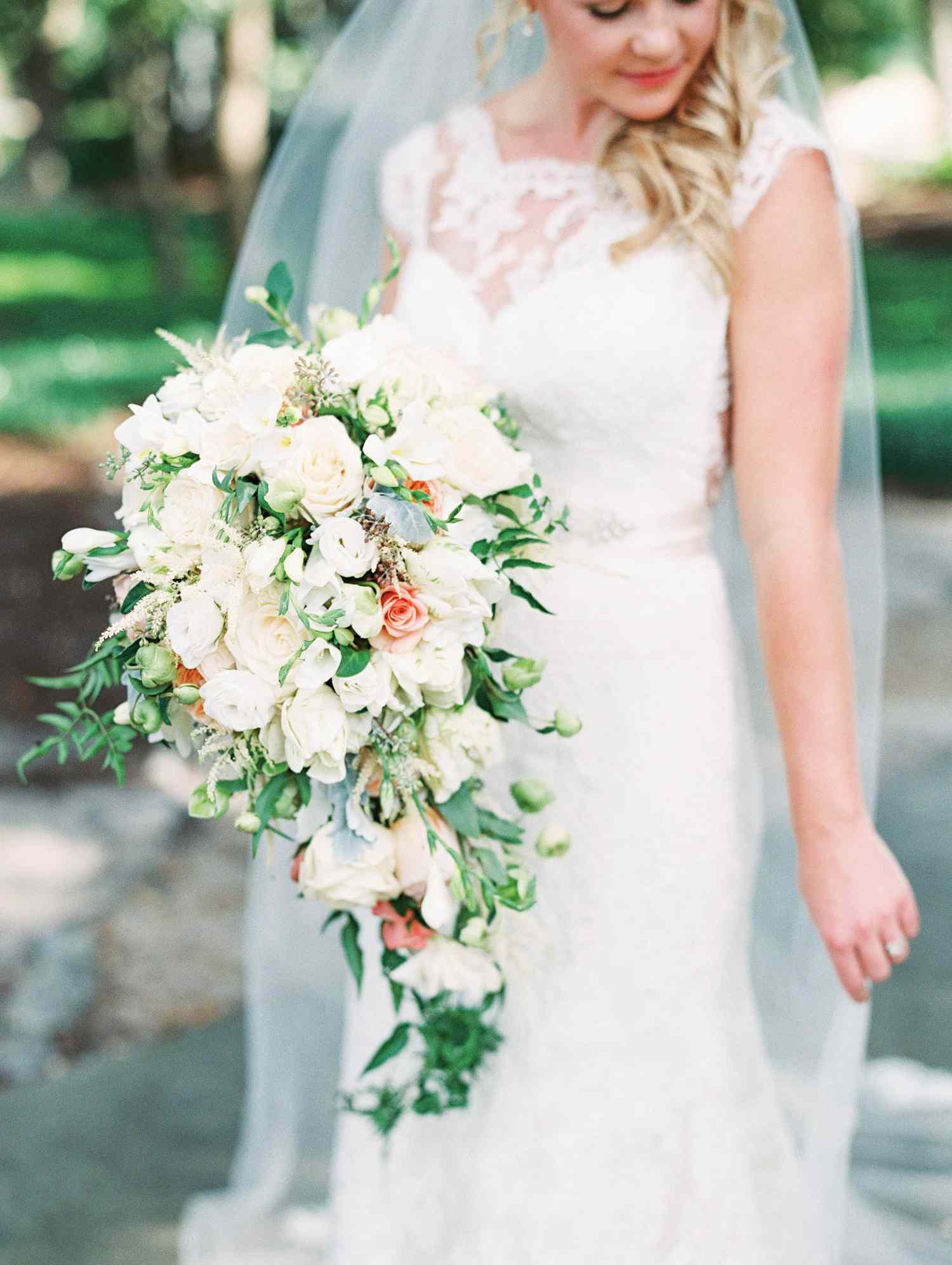 cascading bouquet