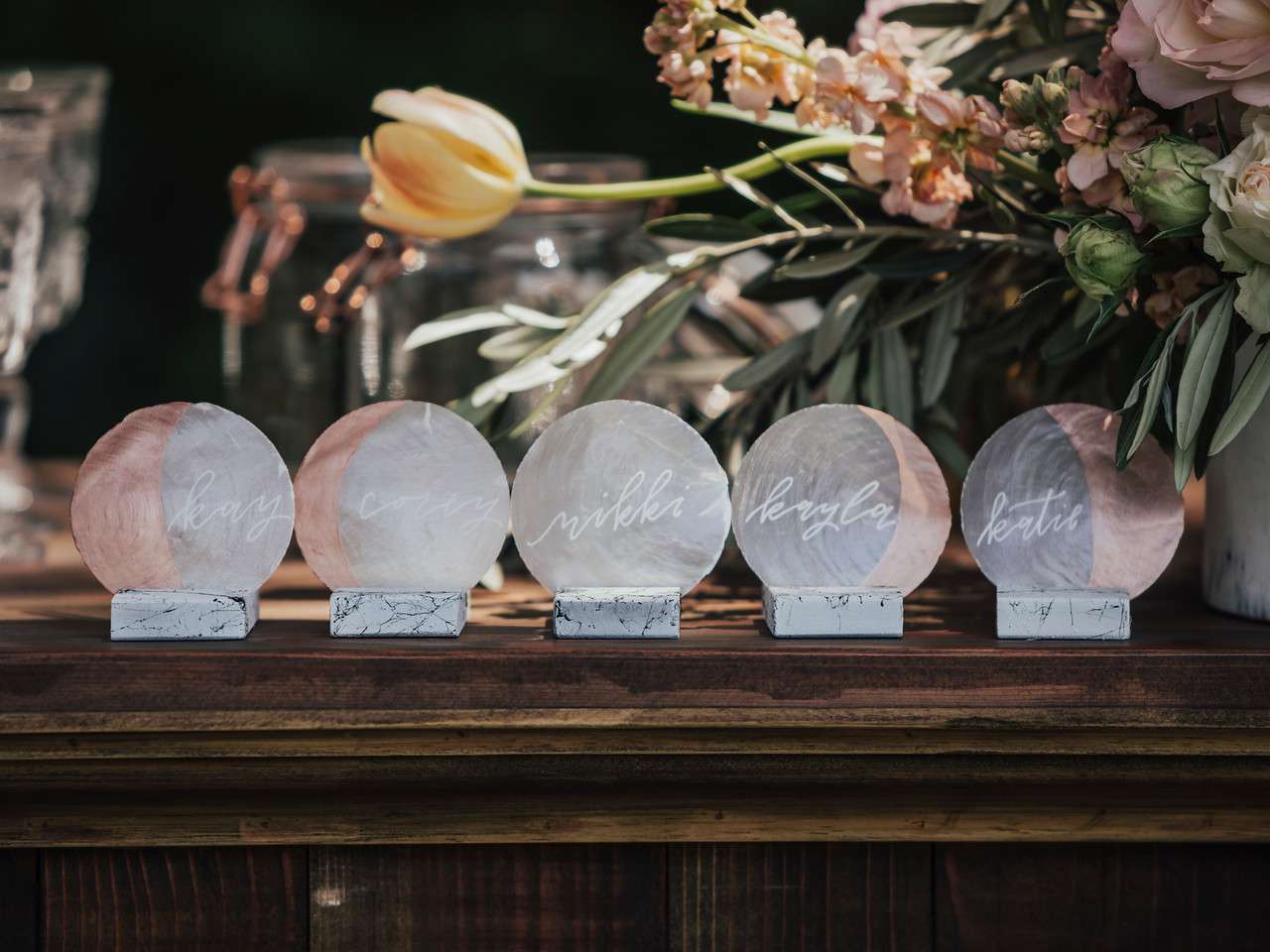 Moon Seat Assignments Celestial Wedding